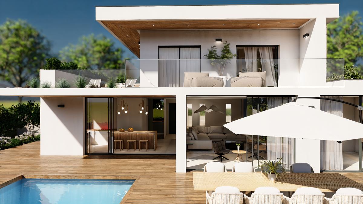Villa contemporaine à étage